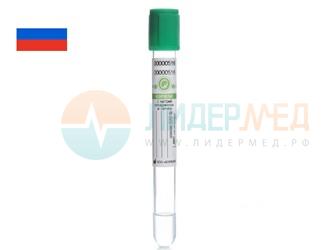 Пробирка ваккуумная КОРВЕЙ с натрий гепарином и гелем